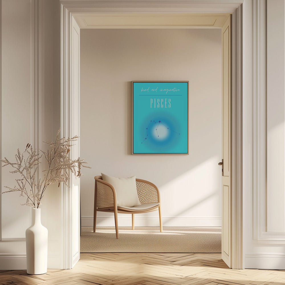 Pisces Zodiac Print Art | Poster