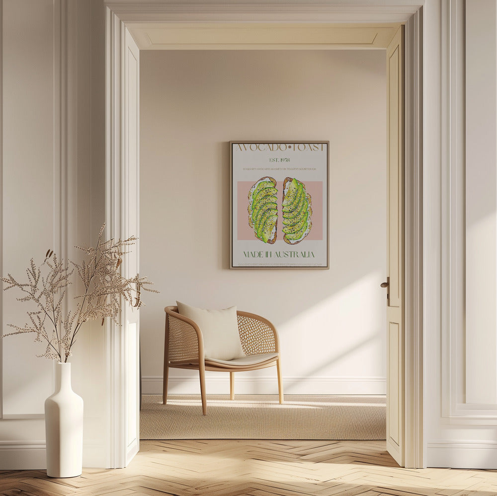 Rostad bröd med avokado | Poster