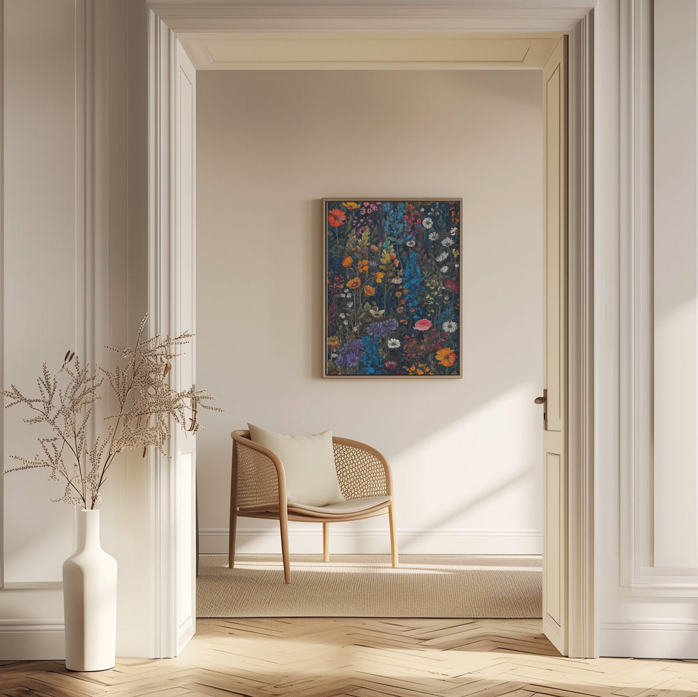 Wildflower Meadow Evergreen Flowers 93 | Poster