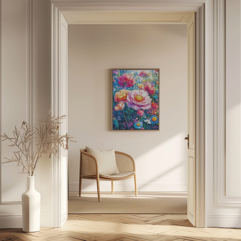 Wildflower Meadow Evergreen Flowers | Poster