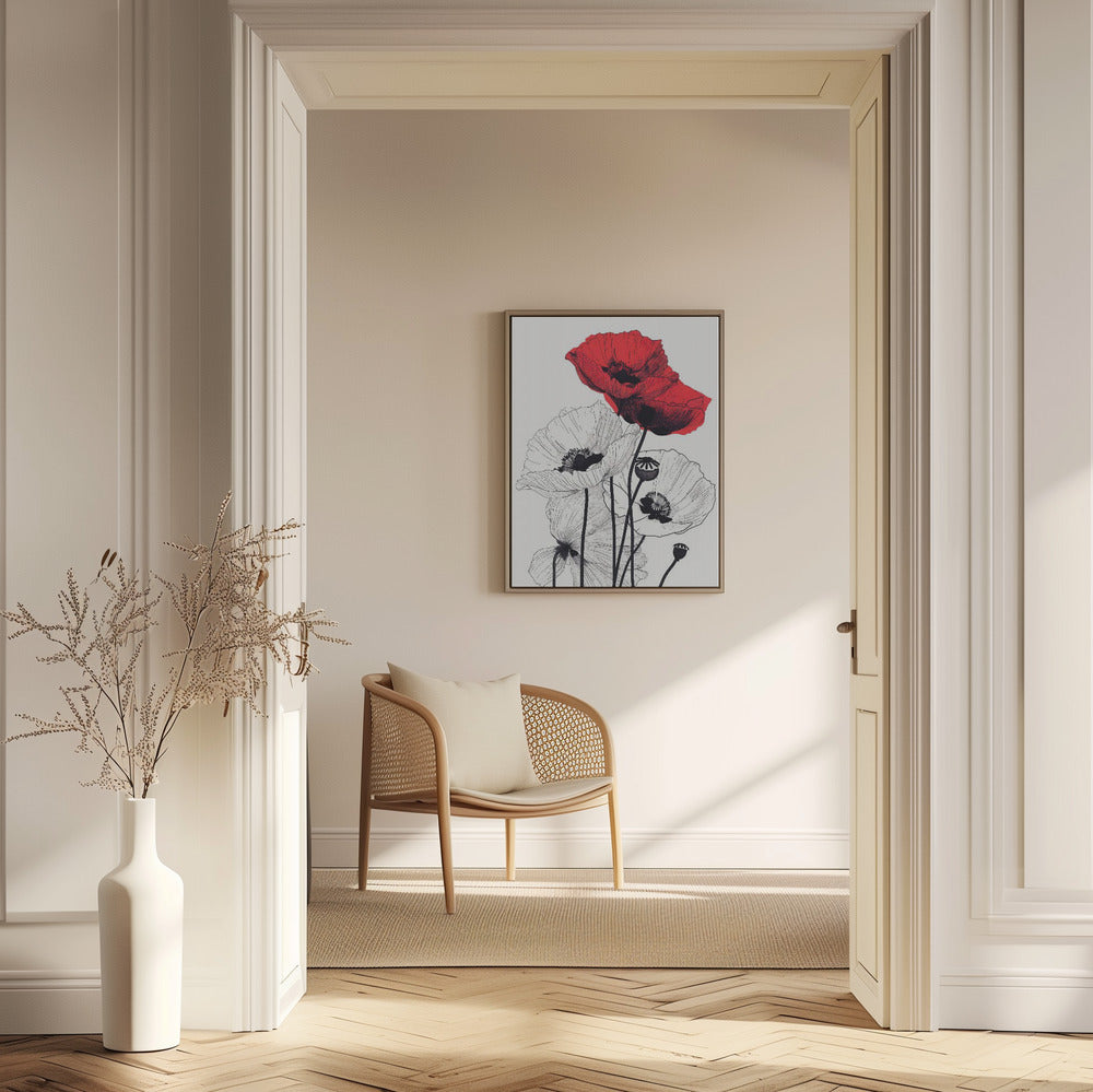 Evergreen Graphic Floral | Poster