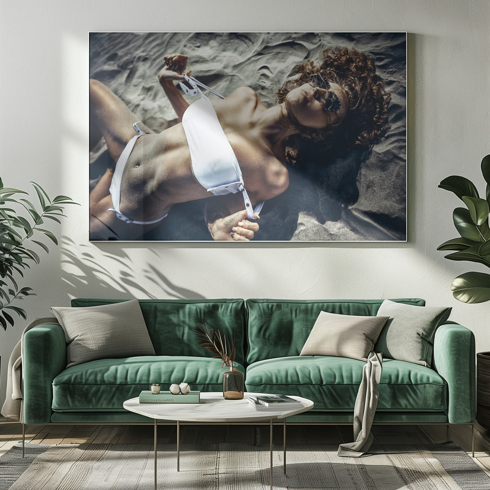 Zonovergoten sereniteit | Canvasprints