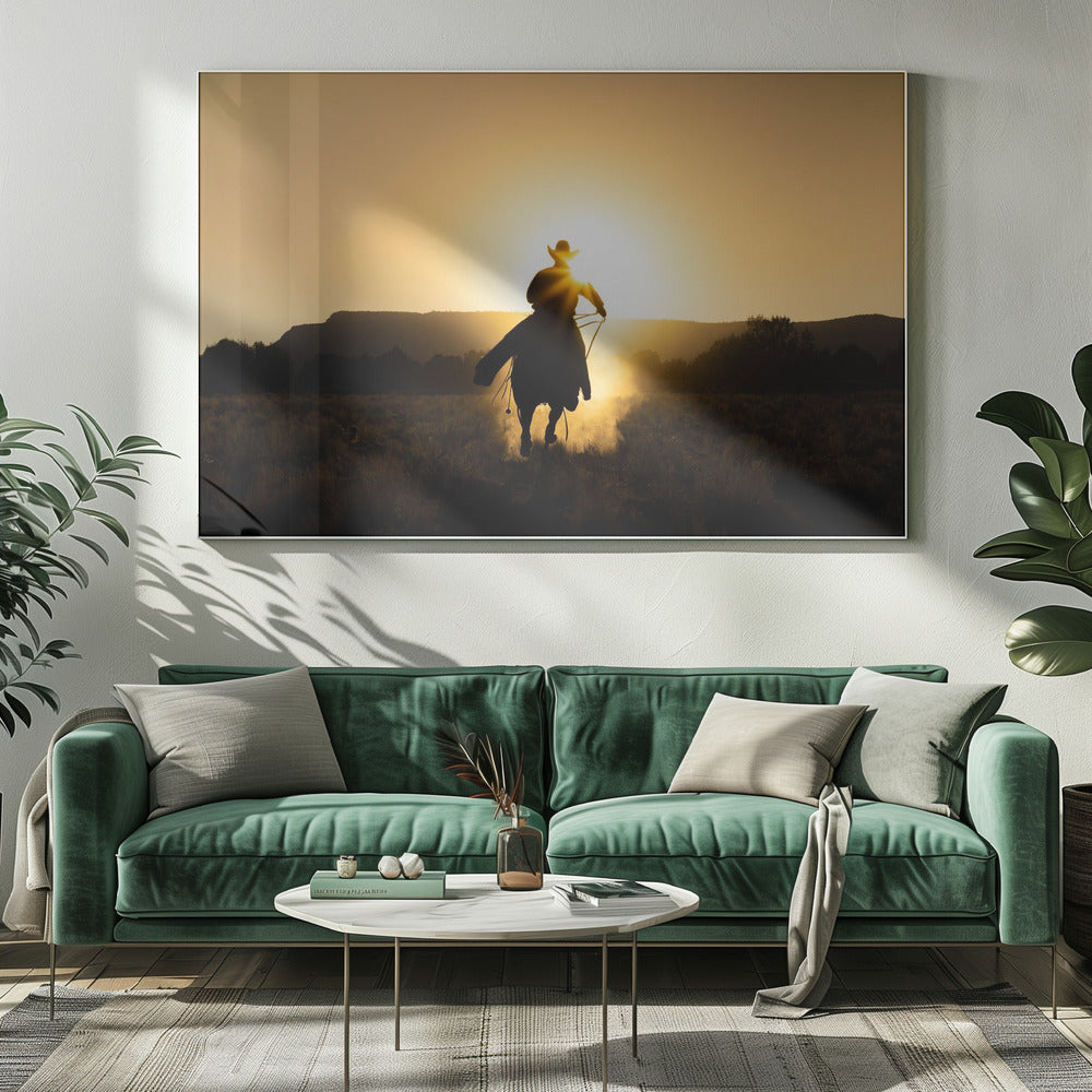 Der Cowboy | Leinwand-Bilder