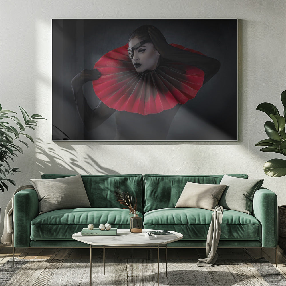 FEMME CHAUVE-SOURIS | Tableaux sur Toile