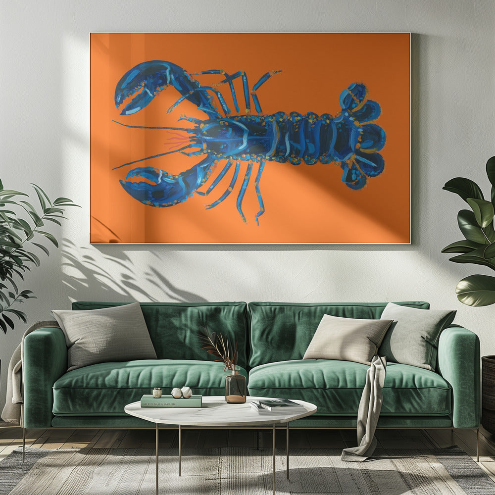Hummer på apelsin | Canvas