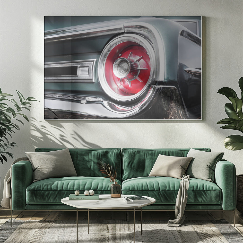 American classic car Galaxie 500 1964 Rear | Canvas