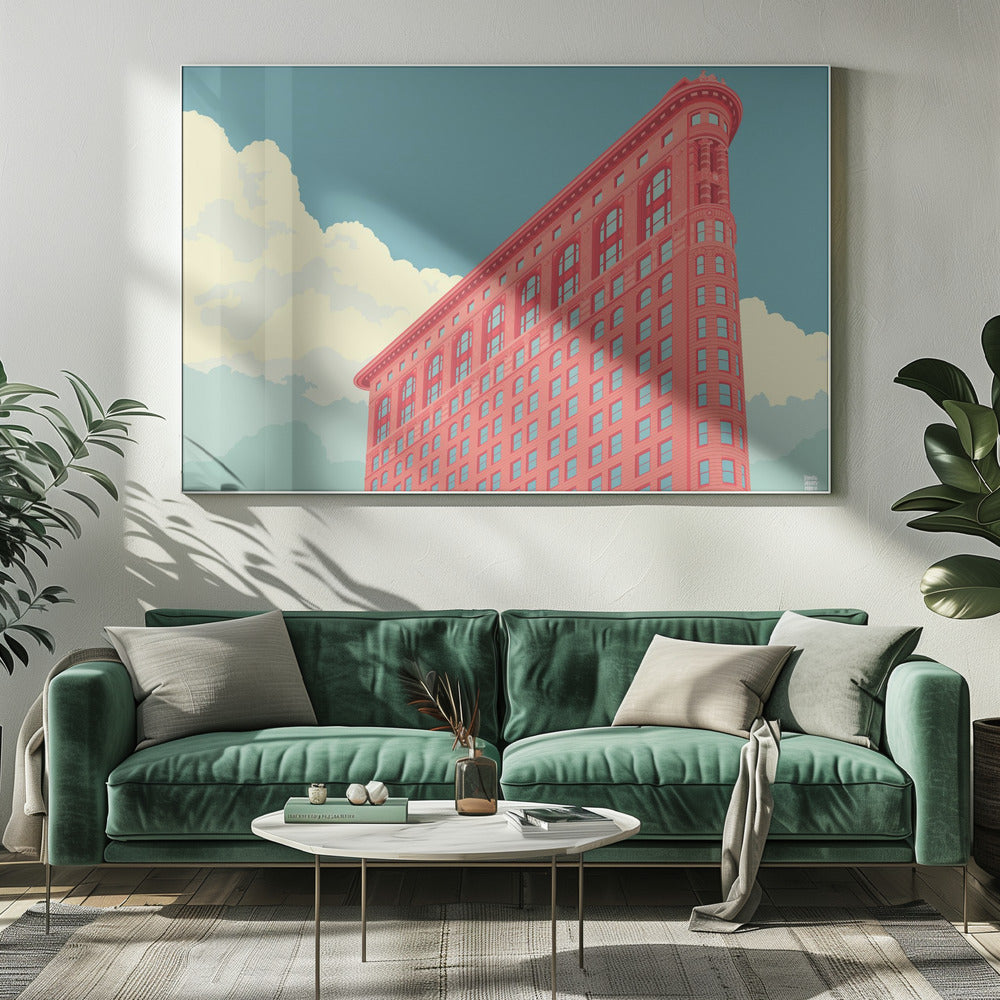 New Yorkin Flatiron-rakennus | Canvastaulut