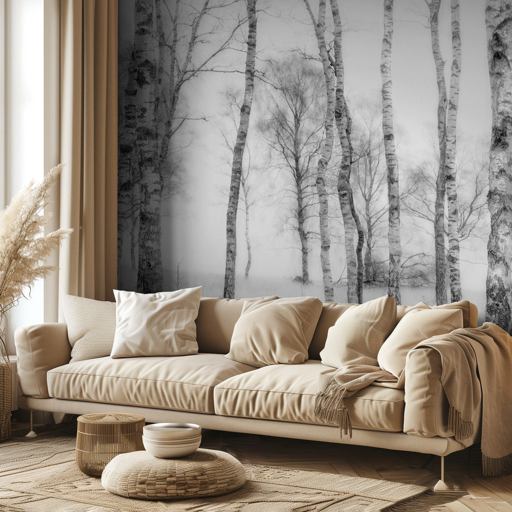 Zwart en wit | Fotobehang