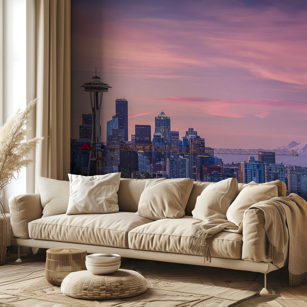 ¡Buenos días, Seattle! | Papel Pintado Fotográfico