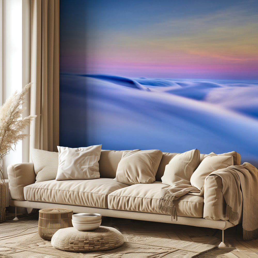 Cloud Sea Waterfall | Wallpaper