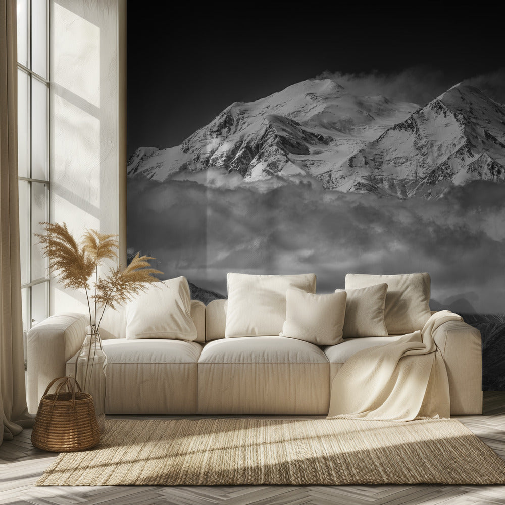 Denali från den motsatta åslinjen | Fototapet