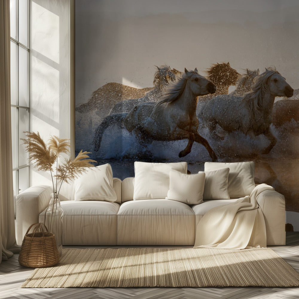 Chevaux | Papier Peint Photo