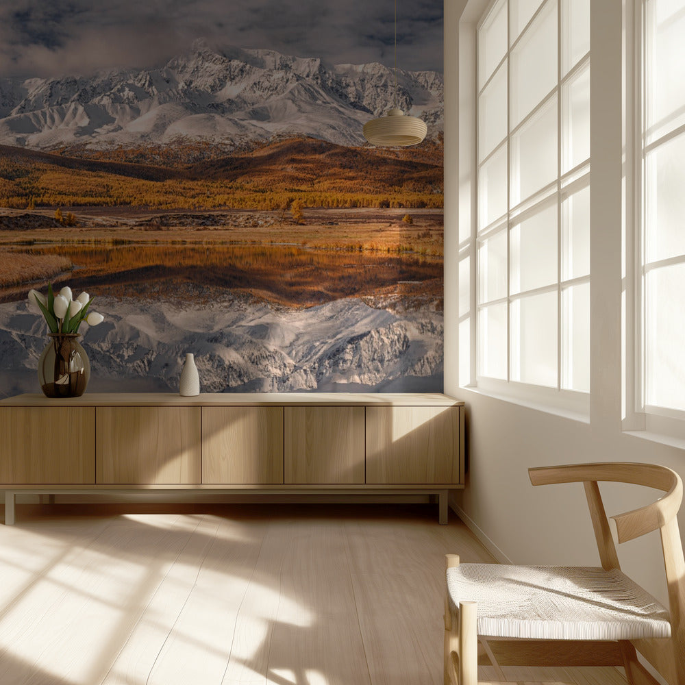 Miroir pour les montagnes | Papier Peint Photo