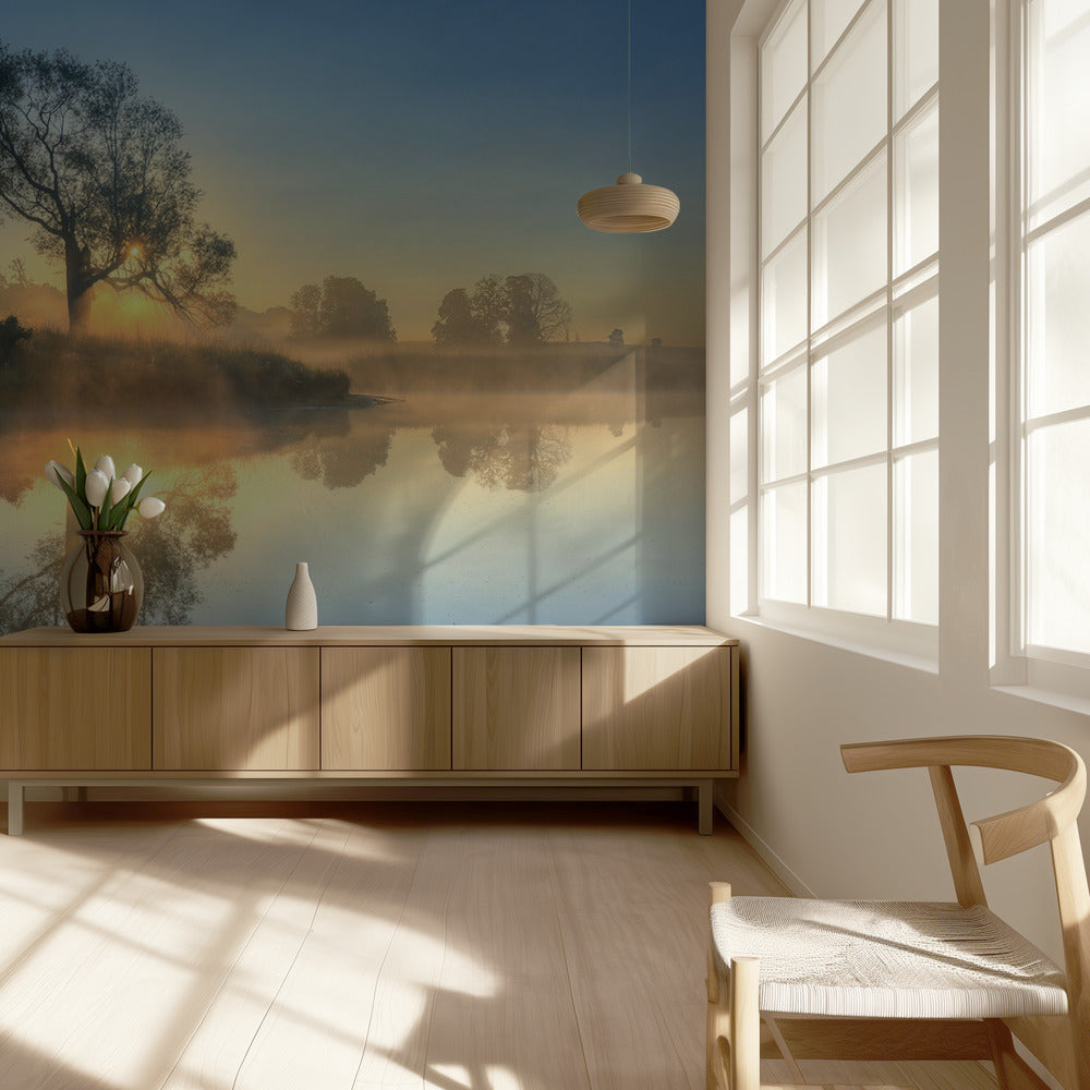 Morgonreflektion | Fototapet