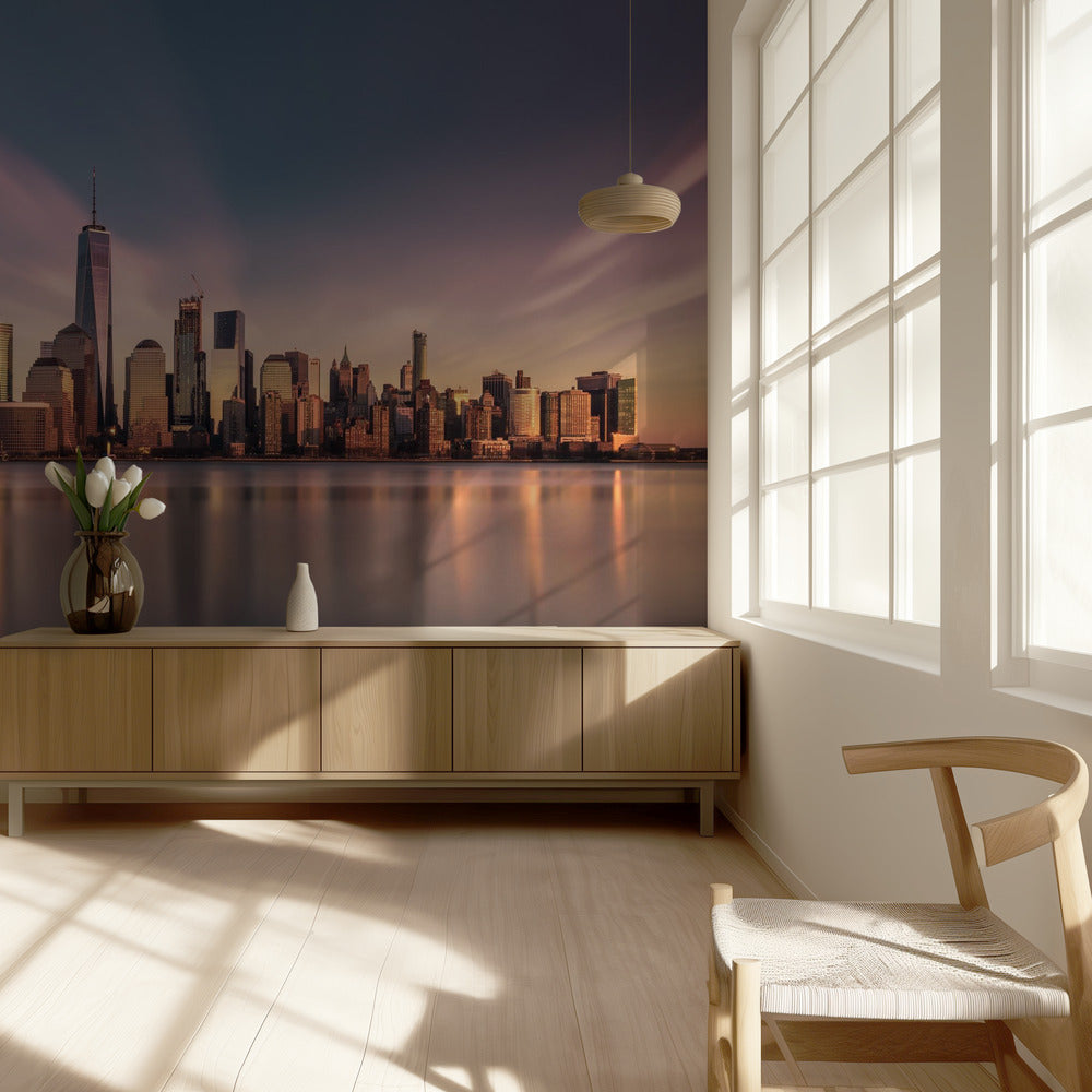 Manhattan doré | Papier Peint Photo