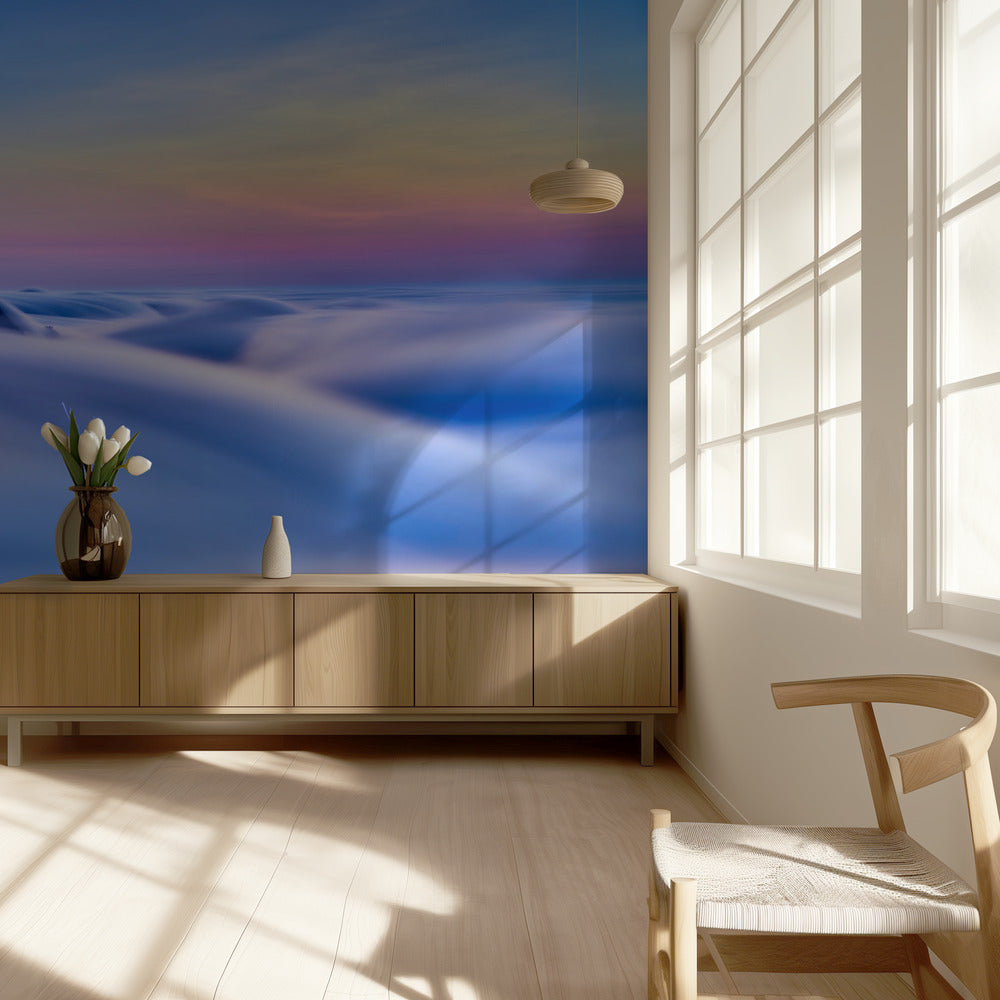 Cloud Sea Waterfall | Wallpaper