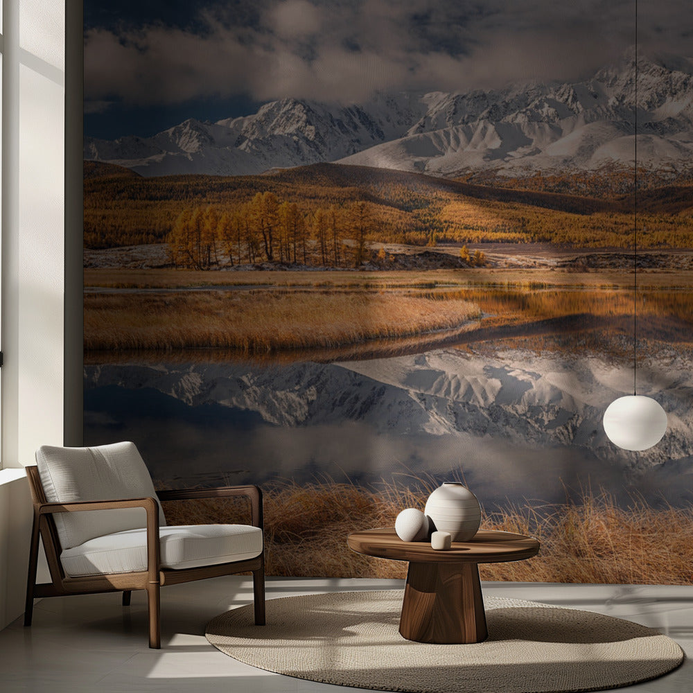 Miroir pour les montagnes | Papier Peint Photo