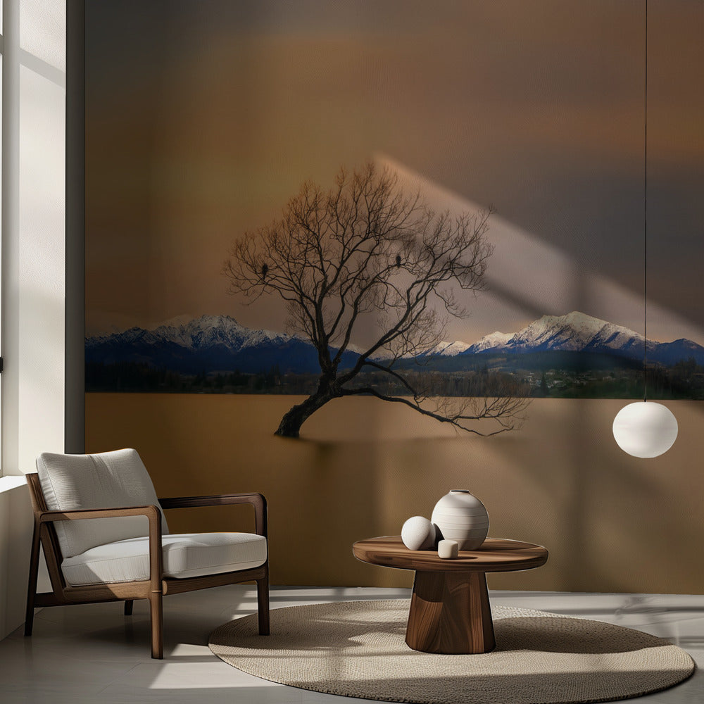Poranny blask jeziora Wanaka | Fototapeta