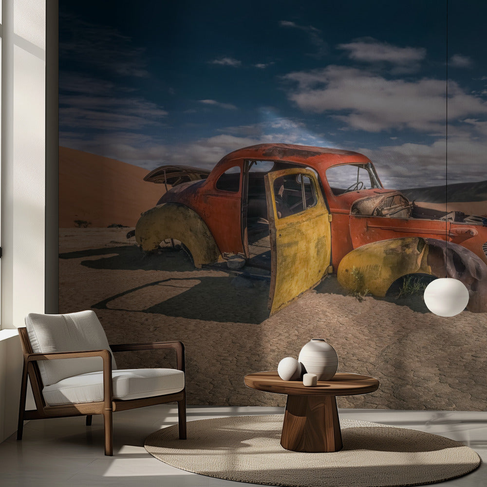 Coche del desierto | Papel Pintado Fotográfico