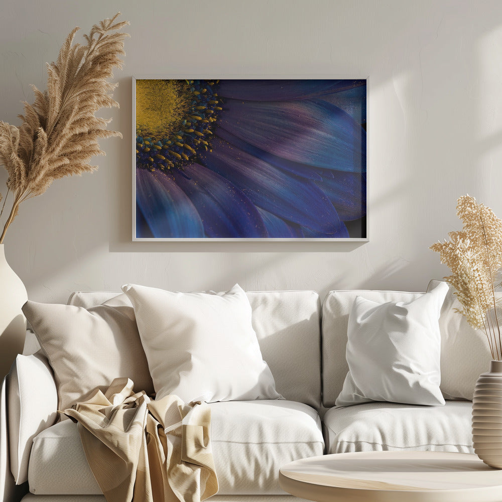 Blaue Strahlen | Poster - Kunstdruck