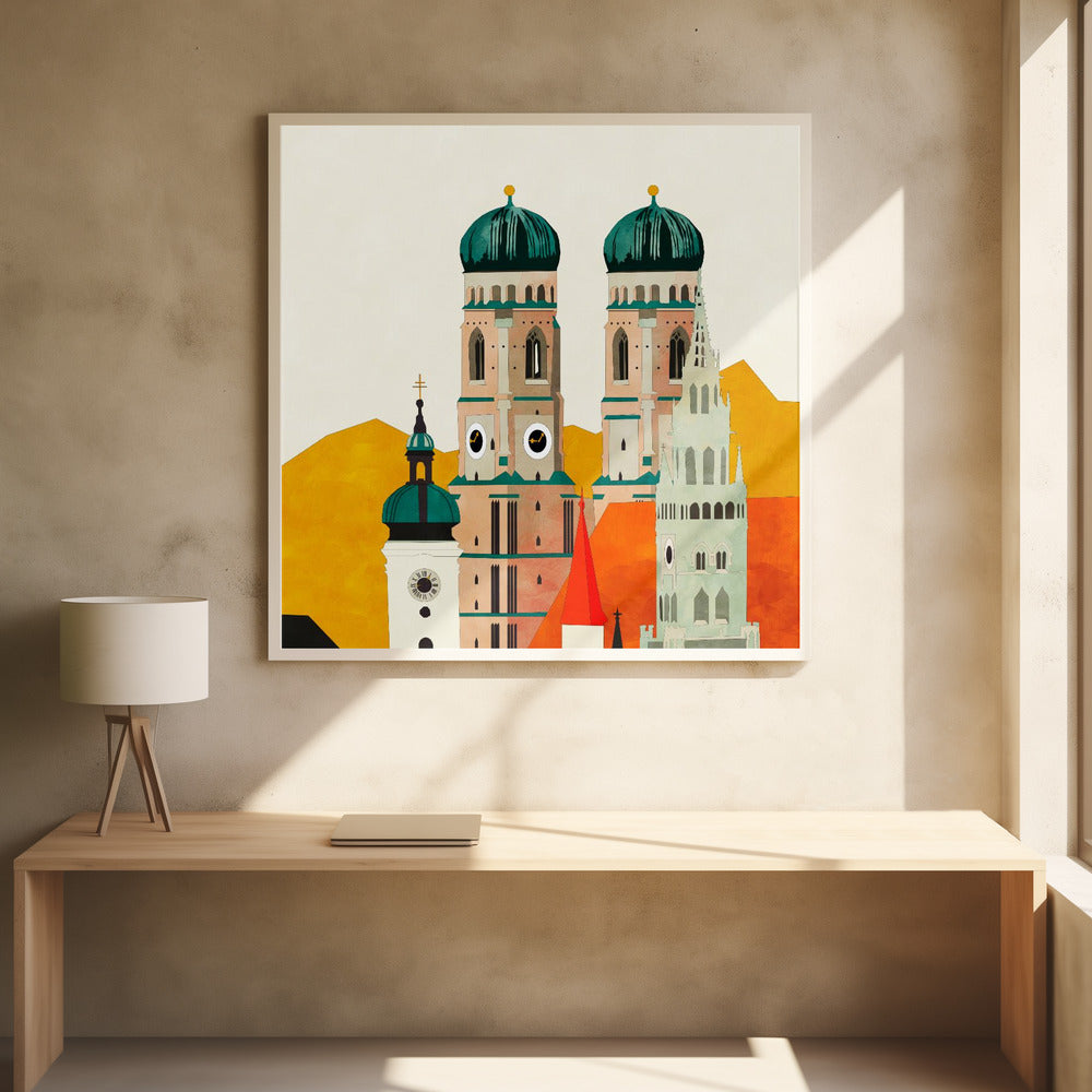 München, Liebfrauenkirche | Affisch