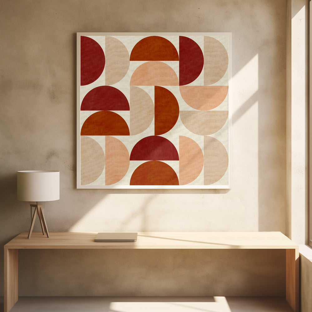 Autumn Mid Century Earthy 6 | Poster