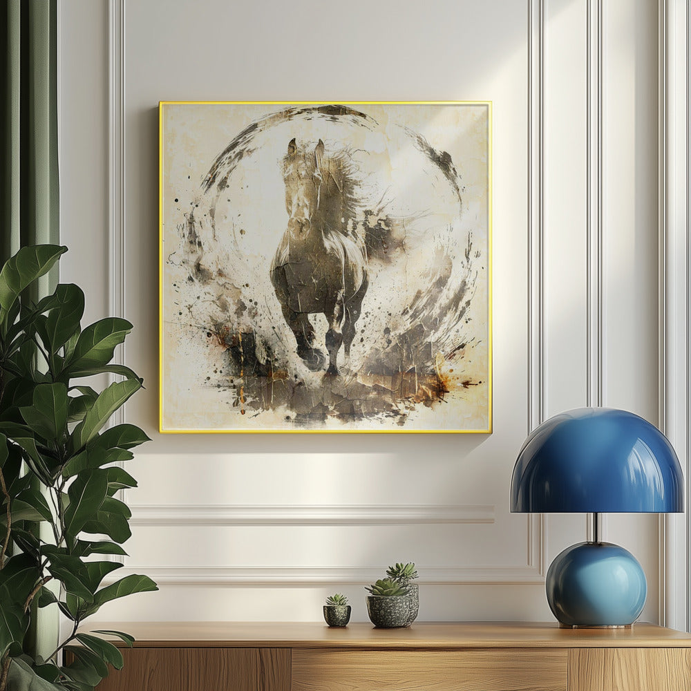 Horse Vintage Art Illustration 14 | Poster