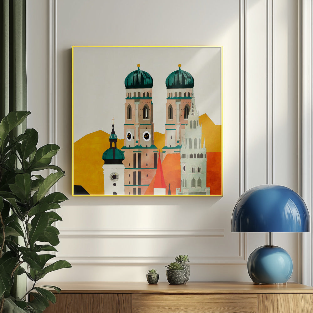 München, Liebfrauenkirche | Affisch