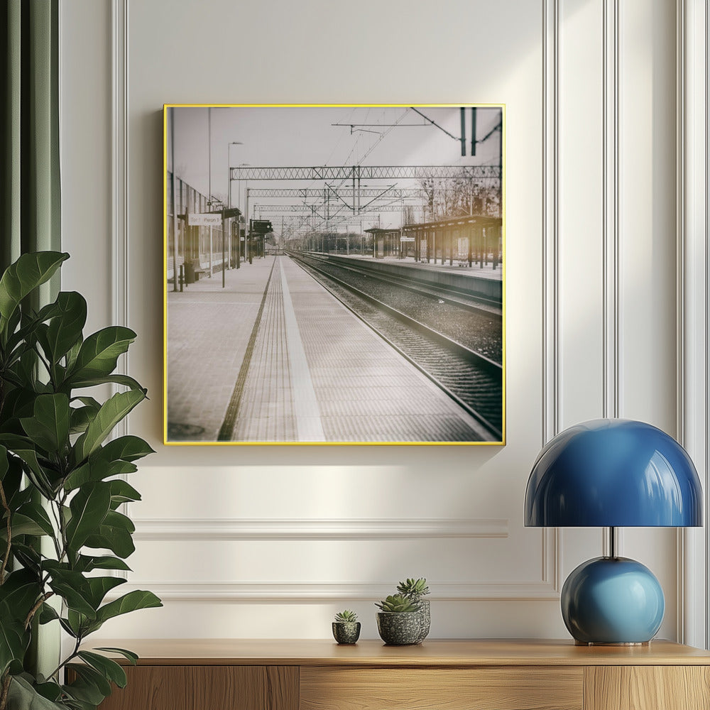 Train Station Zyrardow Poland Photography | Poster