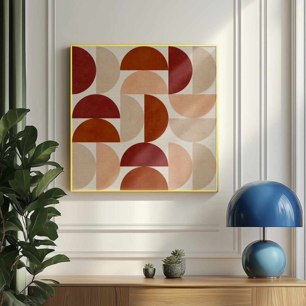 Autumn Mid Century Earthy 6 | Poster