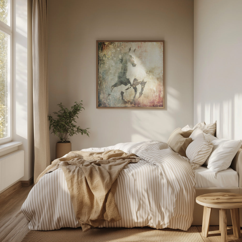 Horse Vintage Art Illustration 07 | Poster