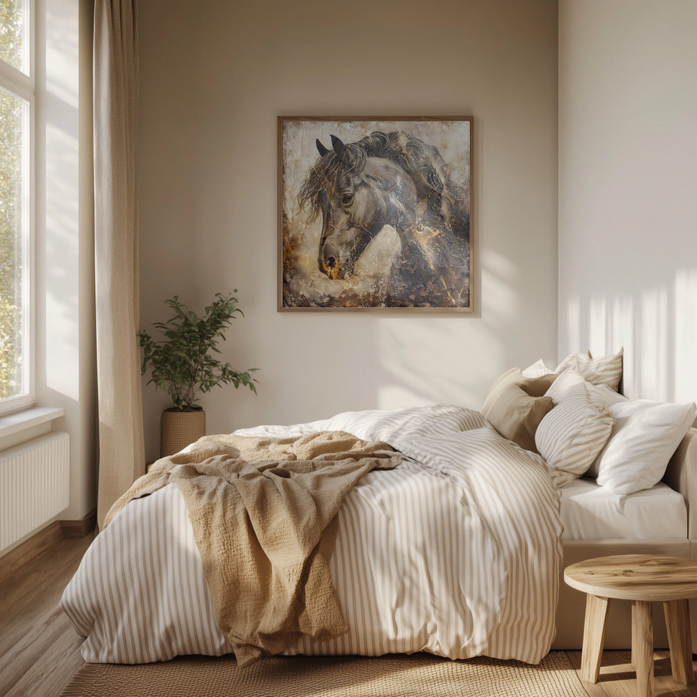 Horse Vintage Art Illustration 11 | Poster