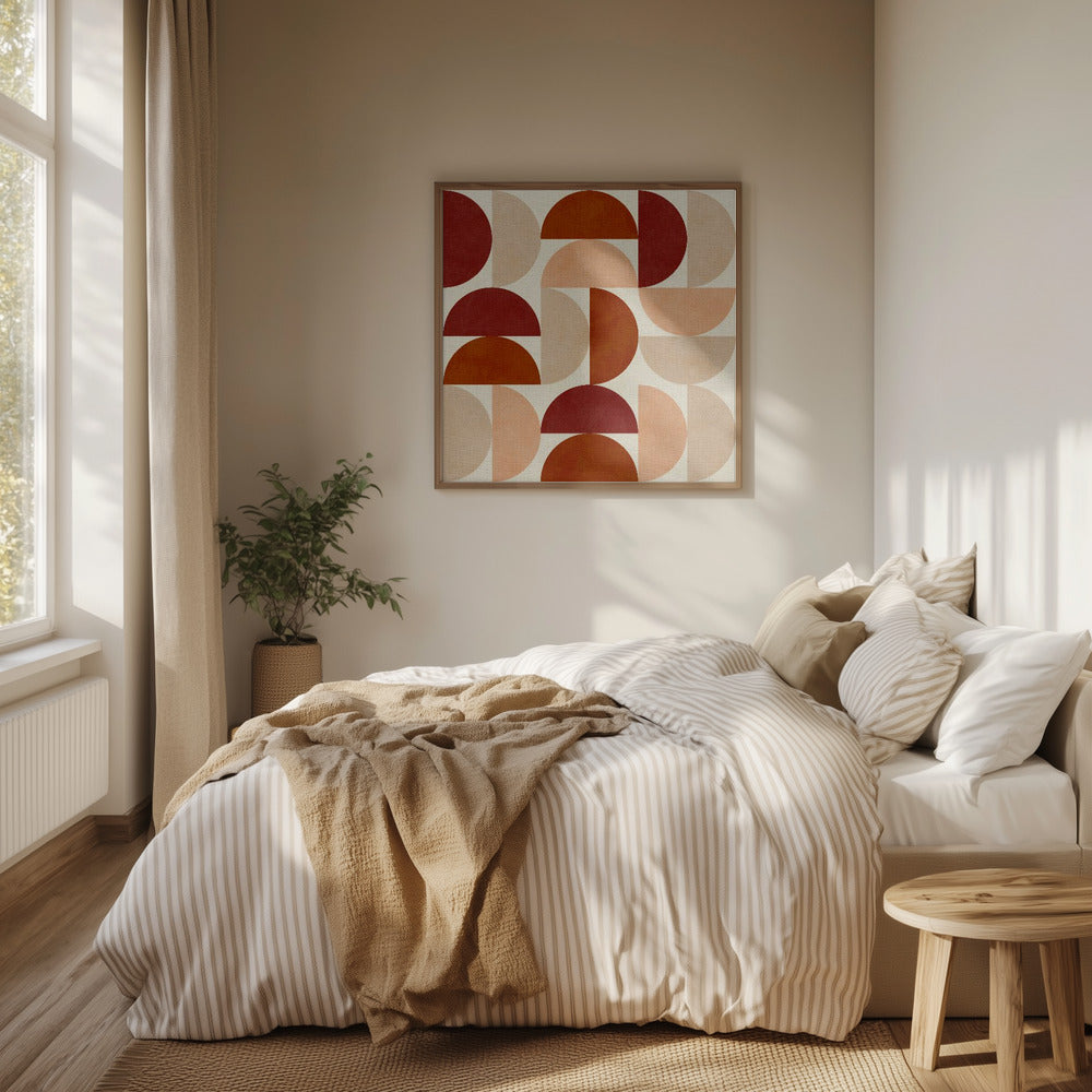 Autumn Mid Century Earthy 6 | Poster
