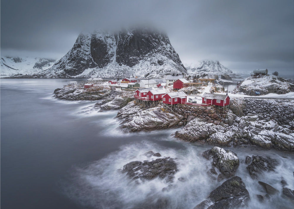 vinter Lofoten øer | Fototapeter