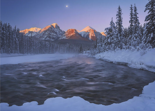 Montagne Rocciose canadesi invernali | Carta da Parati Fotografica