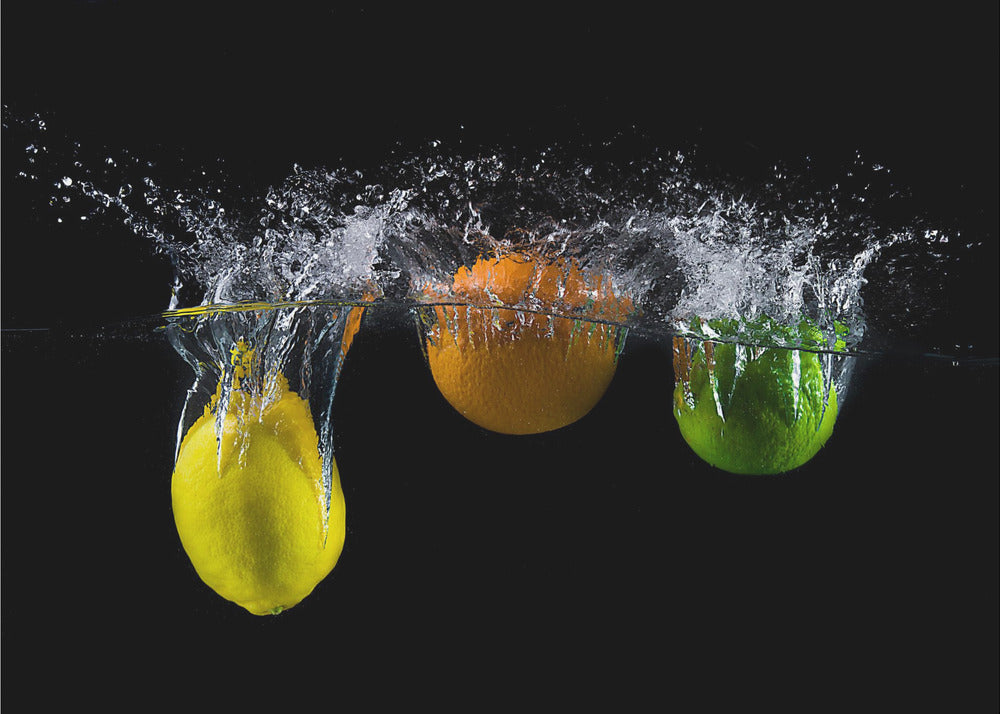Trippel citrusstänk | Fototapet