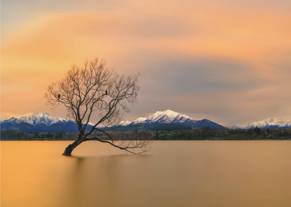 Poranny blask jeziora Wanaka | Fototapeta