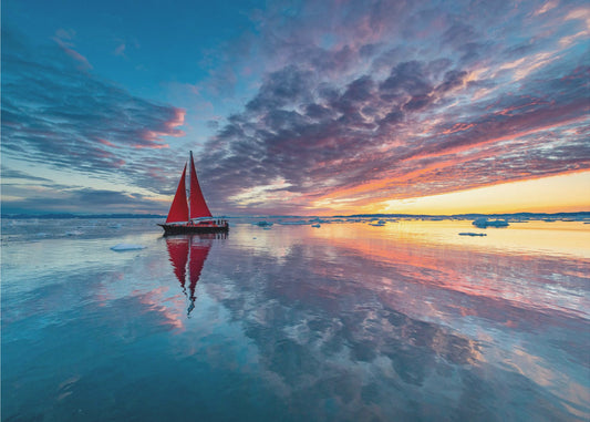 Grönlandsk eldhimmel | Fototapet