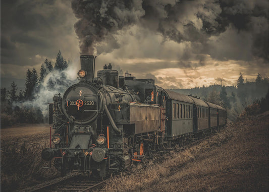 Tren buscador de oro | Papel Pintado Fotográfico