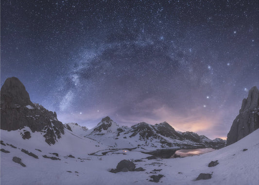 percorso invernale | Carta da Parati Fotografica