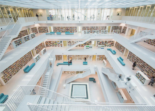biblioteket i Stuttgart | Fototapet