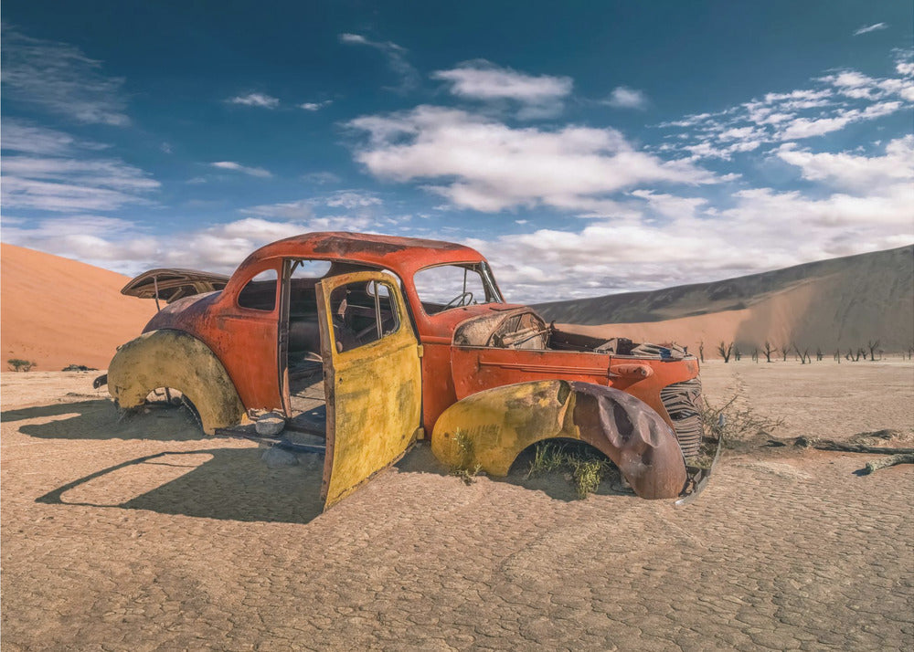 Coche del desierto | Papel Pintado Fotográfico