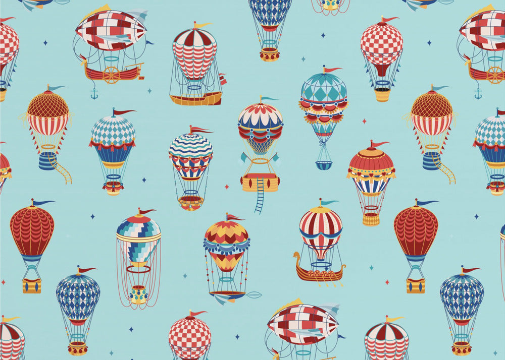 Arriba, arriba y lejos_Teal | Papel Pintado Fotográfico
