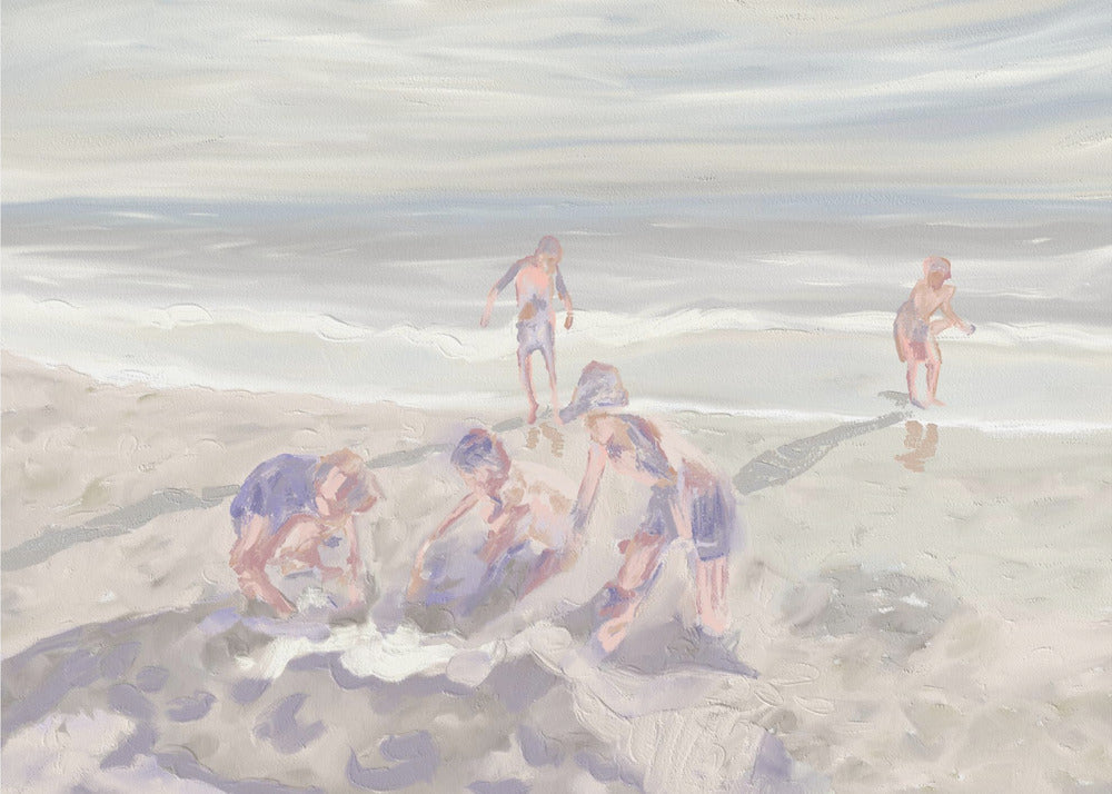 Les cousins ​​à la plage, Hermanus, Afrique du Sud | Affiches