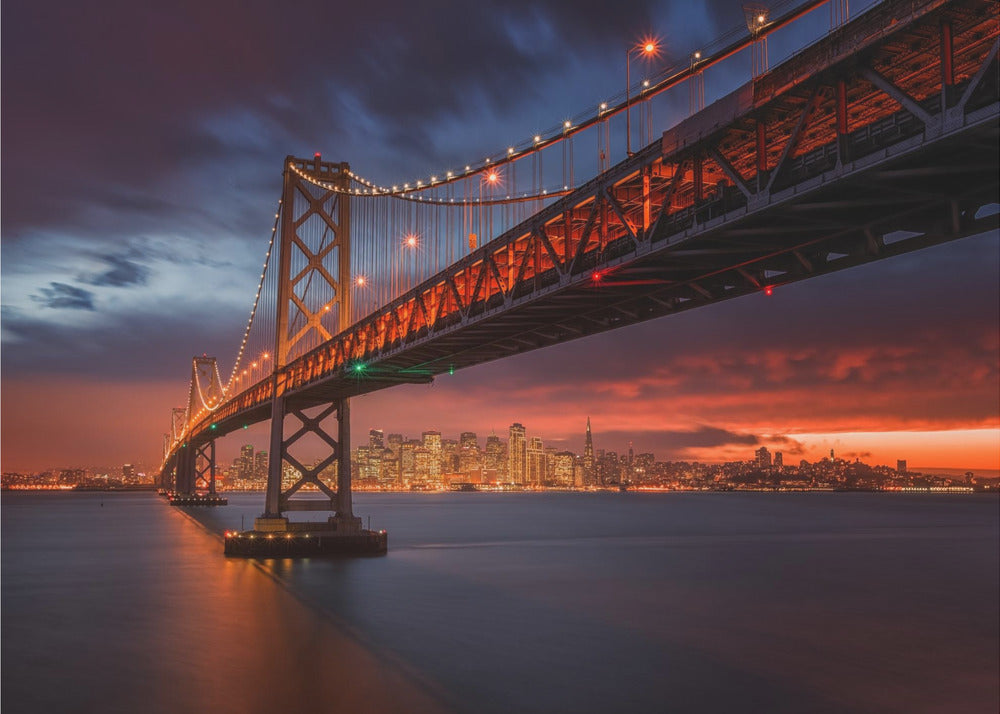 Bay Bridge på natten | Fototapet