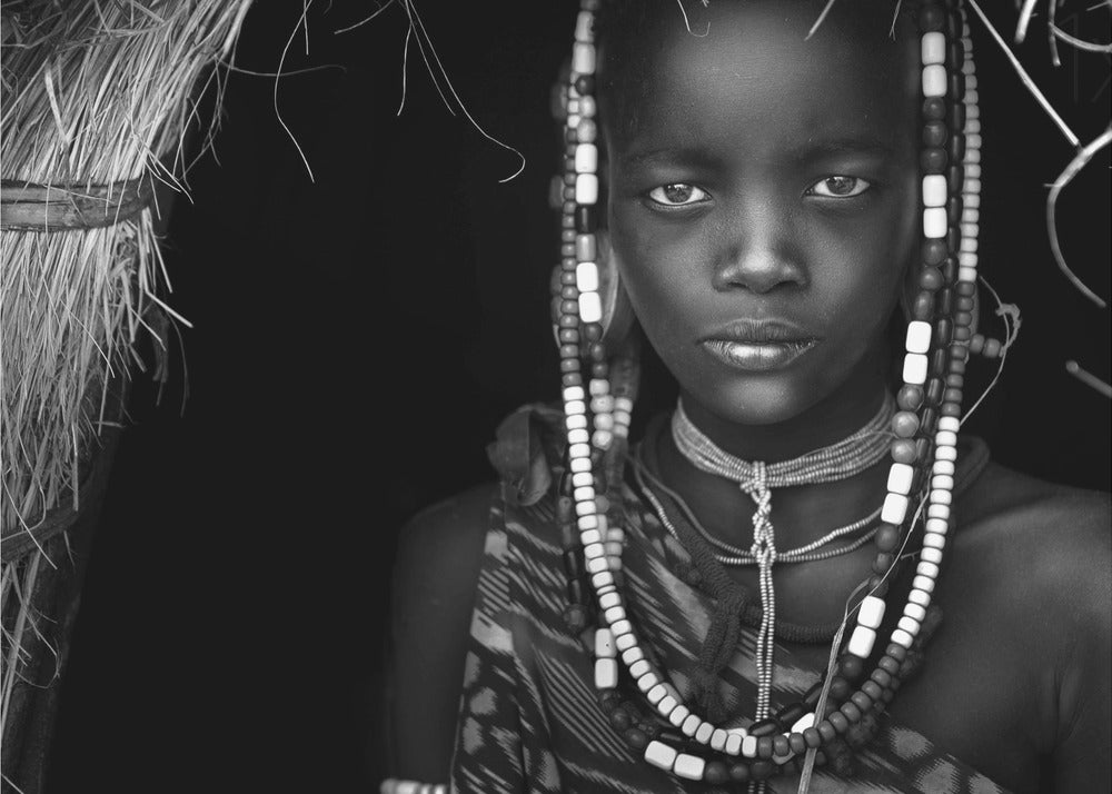 Fille Mursi | Posters - Affiche Artistique