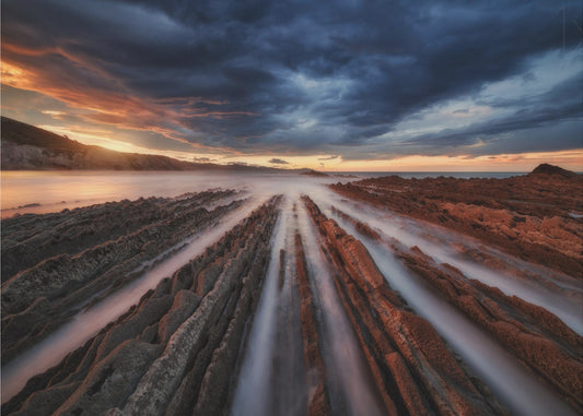 Zumaia Flysch 6 | Carta da Parati Fotografica