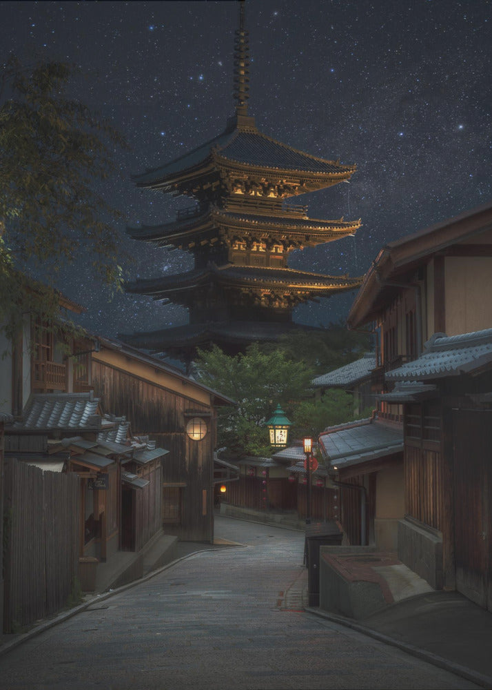 La nuit de Kyoto | Tableaux sur Toile