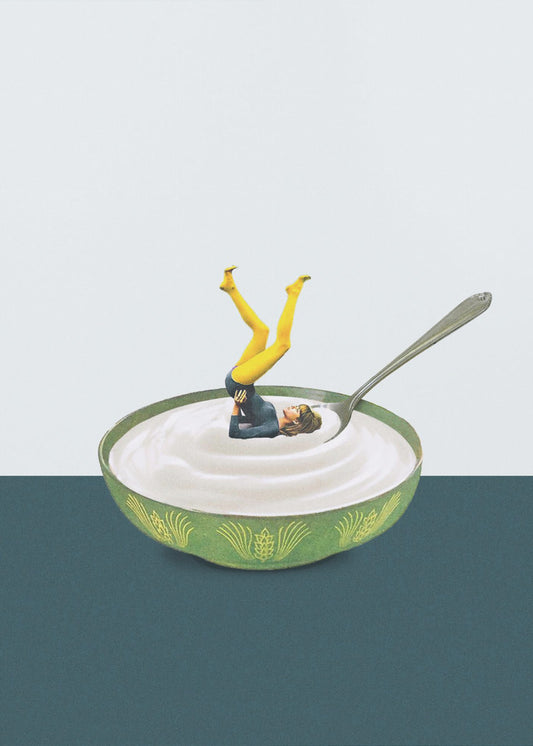 Yoga in meinem Joghurt | Leinwand-Bilder