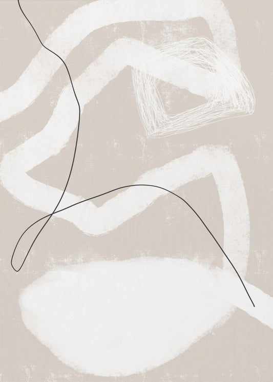 Lignes et formes organiques | Posters - Affiche Artistique